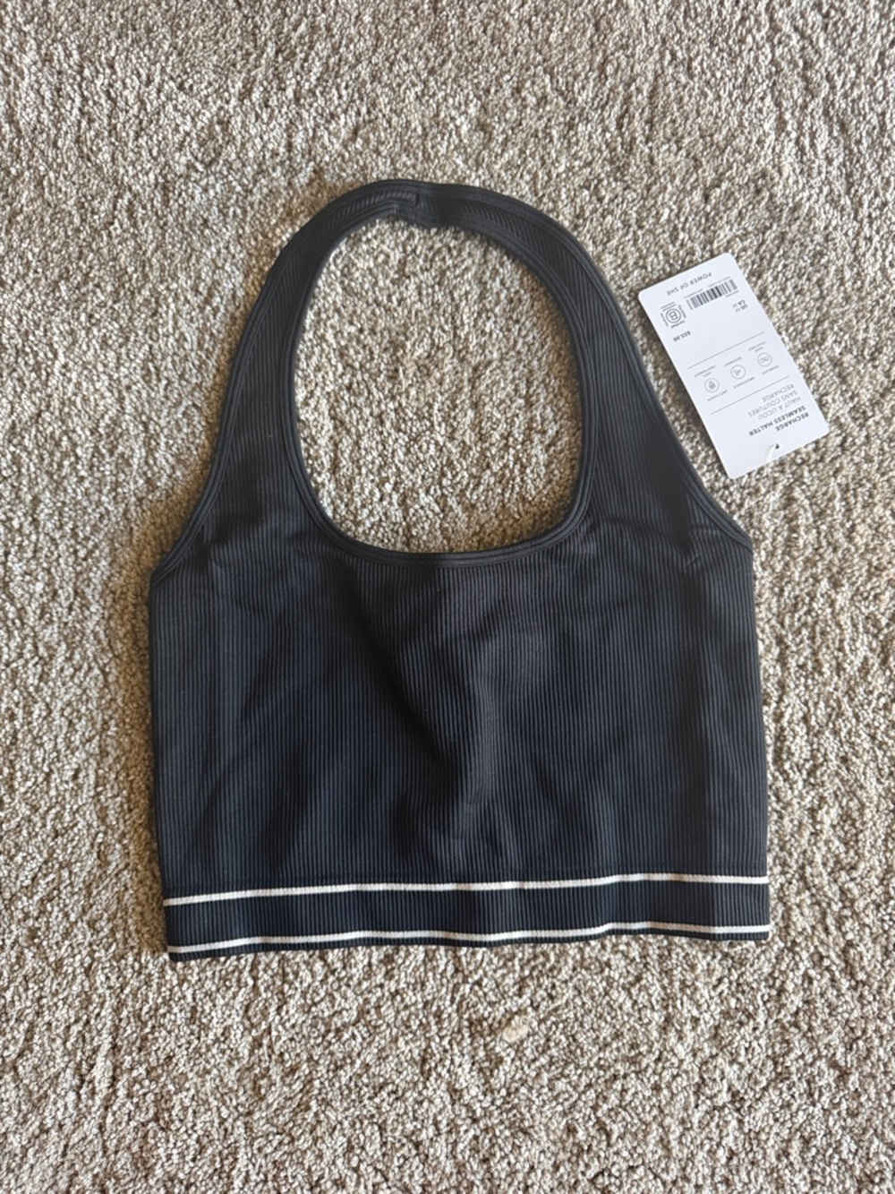 Recharge Rib Seamless Halter Top - Picture 2 of 3